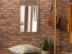 Minimalistischer Wandspiegel SOFIA mit Facettenschliff 40x60 cm