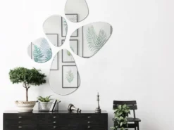Minimalistischer Wandspiegel ISABELLA mit Facettenschliff 40x60cm