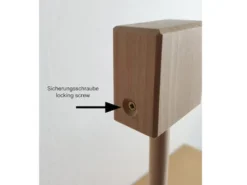 Mobilehalter Holz - 100 % Naturprodukt - mit fröhlichem Mobile SEGELSCHIFFE