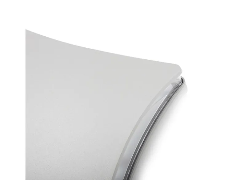 Moderne Außenwandleuchte aus gebürstetem Aluminium lichtgrau, IP54