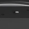 Moderne dimmbare LED Deckenleuchte DARVIN Schwarz, Breite 64cm