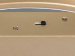Moderne dimmbare LED Deckenleuchte DARVIN in Gold, Breite 64cm