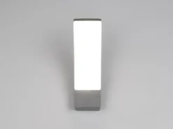 Moderne LED Außenwandleuchte BEJA aus Aluminium in Anthrazit, Höhe 22,5cm