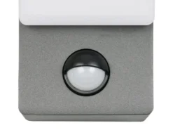 Moderne LED Außenwandleuchte BEJA mit Bewegungsmelder in Anthrazit, Höhe 22,5cm