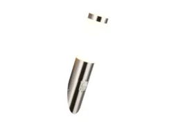 Moderne LED Außenwandleuchte mit Bewegungsmelder Silber, Höhe 39cm