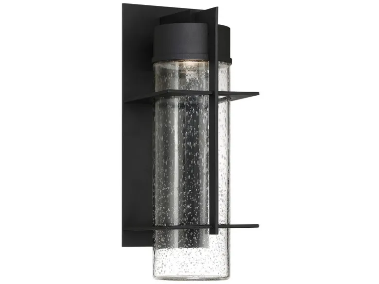 Moderne LED Außenwandleuchte EAMES aus Aluminium, Höhe 41cm