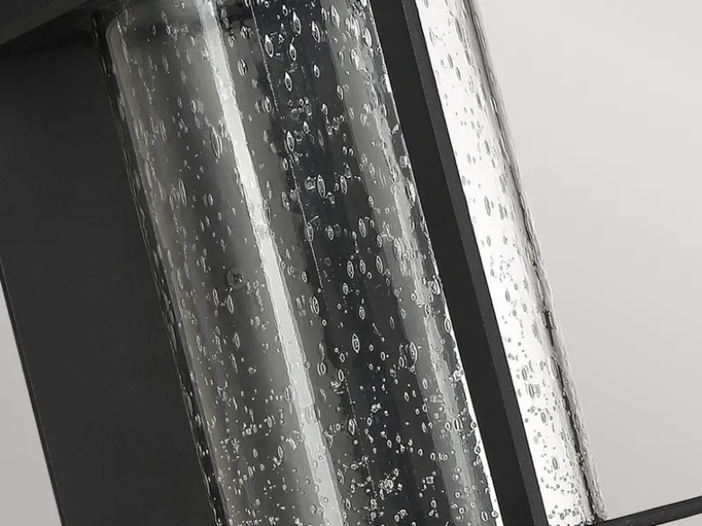 Moderne LED Außenwandleuchte EAMES aus Aluminium, Höhe 41cm