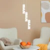 Moderne LED Cluster Pendelleuchte 3-flammig aus Metall in Weiß, Ø 28cm