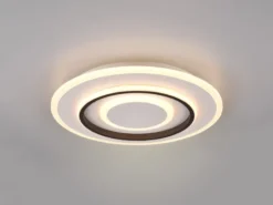 Moderne LED Deckenleuchte JORA flach & hell mit Fernbedienung dimmbar Ø 41cm