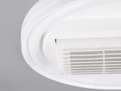 Moderne LED Deckenleuchte KURULA mit Fernbedienung und Ventilator Ø 48cm