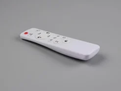 Moderne LED Deckenleuchte MUONIO Schwarz mit Ventilator und Fernbedienung Ø 40cm