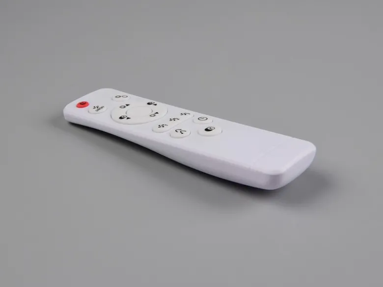 Moderne LED Deckenleuchte MUONIO Schwarz mit Ventilator und Fernbedienung Ø 40cm