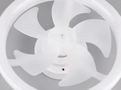Moderne LED Deckenleuchte PAJALA mit Ventilator und Fernbedienung Ø 40cm