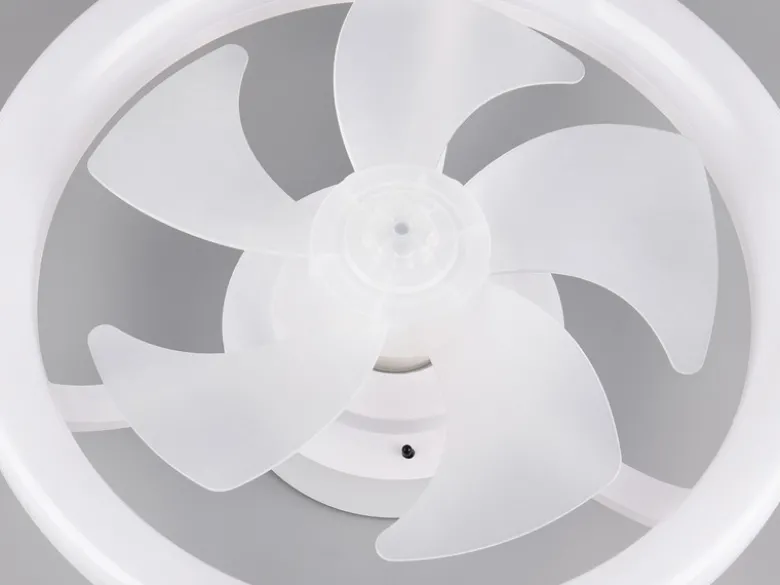 Moderne LED Deckenleuchte PAJALA mit Ventilator und Fernbedienung Ø 40cm