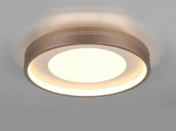 Moderne LED Deckenleuchte SOLEA getrennt schaltbar, Coffee Ø 40cm