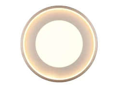 Moderne LED Deckenleuchte SOLEA getrennt schaltbar, Coffee Ø 40cm