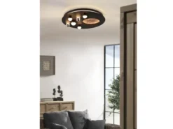 Moderne LED Deckenleuchte ZODIAC dimmbar über Schalter, 5.100 Lumen hell Ø 50cm