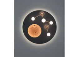 Moderne LED Deckenleuchte ZODIAC dimmbar über Schalter, 5.100 Lumen hell Ø 50cm