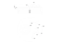 Moderne LED Deckenleuchte ZODIAC dimmbar über Schalter, 5.100 Lumen hell Ø 50cm