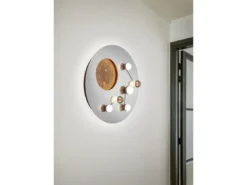 Moderne LED Deckenleuchte ZODIAC dimmbar über Schalter, 5.100 Lumen hell Ø 50cm