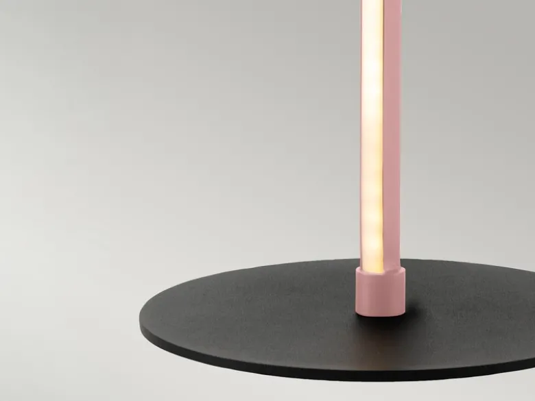 Moderne LED Deko Tischlampe FLAMINGO Pink, Höhe 50cm