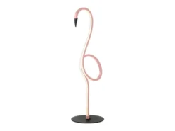 Moderne LED Deko Tischlampe FLAMINGO Pink, Höhe 50cm