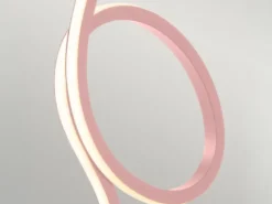Moderne LED Deko Tischlampe FLAMINGO Pink, Höhe 50cm