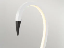 Moderne LED Deko Tischlampe FLAMINGO Weiß, Höhe 50cm