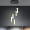 Moderne LED Pendelleuchte MINERVA 5-flammig, höhenverstellbar Ø 42cm