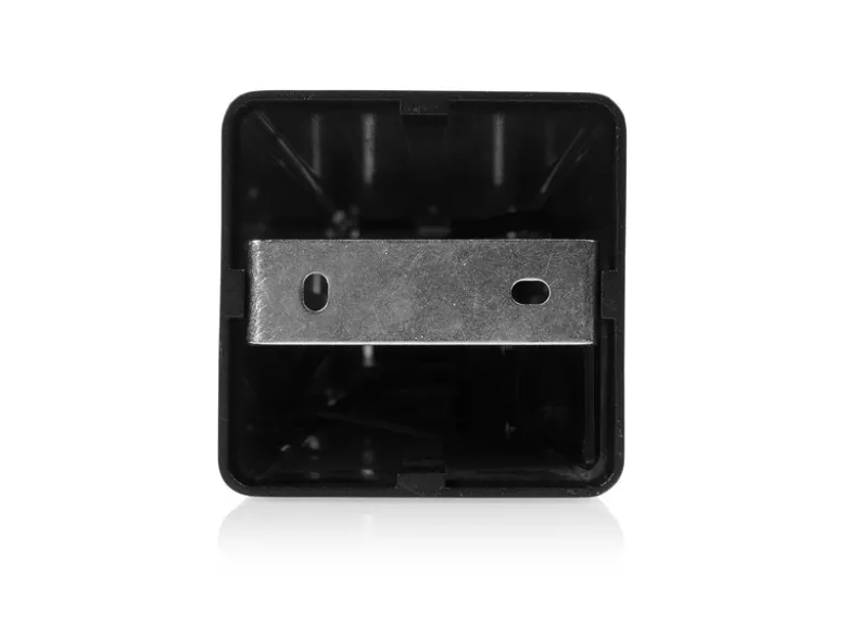 Moderne LED Pollerleuchte aus Aluminium in Schwarz, Höhe 80cm