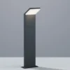 Moderne LED Pollerleuchte PEARL aus Aluminium Anthrazit, Höhe 50cm