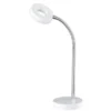 Moderne LED Schreibtischleuchten 2er SET flexibel & biegsam 1 flammig in Weiß