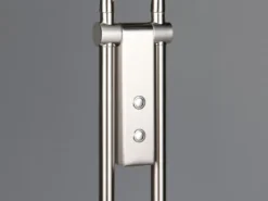 Moderne LED Stehlampe MONZA dimmbar, 2-flammig Silber, Höhe 160cm