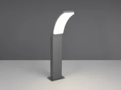 Moderne LED Wegeleuchte BEJA aus Aluminium in Anthrazit, Höhe 60cm