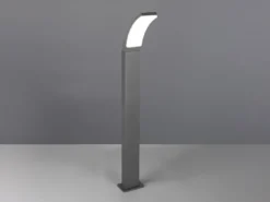 Moderne LED Wegeleuchte BEJA aus Aluminium in Anthrazit, Höhe 100cm