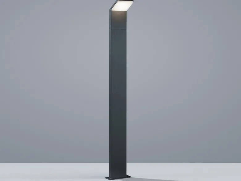 Moderne LED Wegeleuchte PEARL aus Aluminium Anthrazit, Höhe 100cm