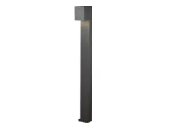 Moderne Pollerleuchte CREMONA in Anthrazit, Höhe 100cm