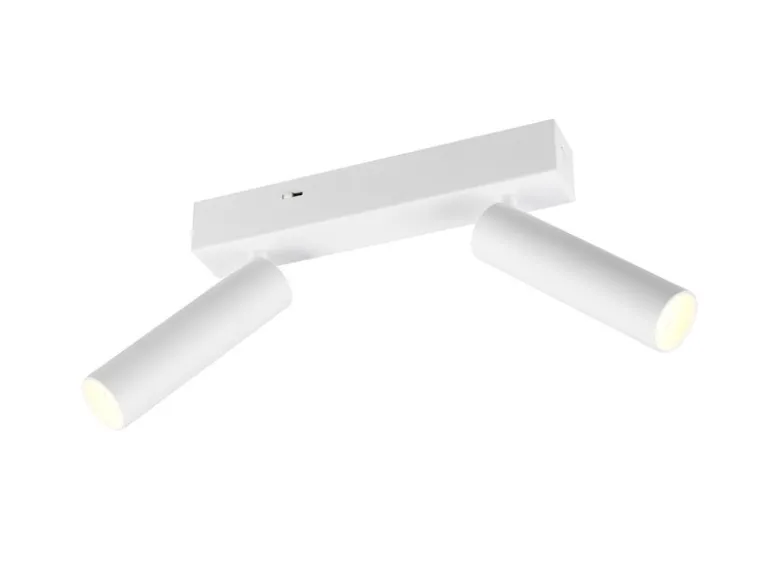 Moderner LED Deckenstrahler AMBALA dimmbar 2-flammig Weiß, Breite 26cm