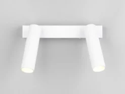 Moderner LED Deckenstrahler AMBALA dimmbar 2-flammig Weiß, Breite 26cm