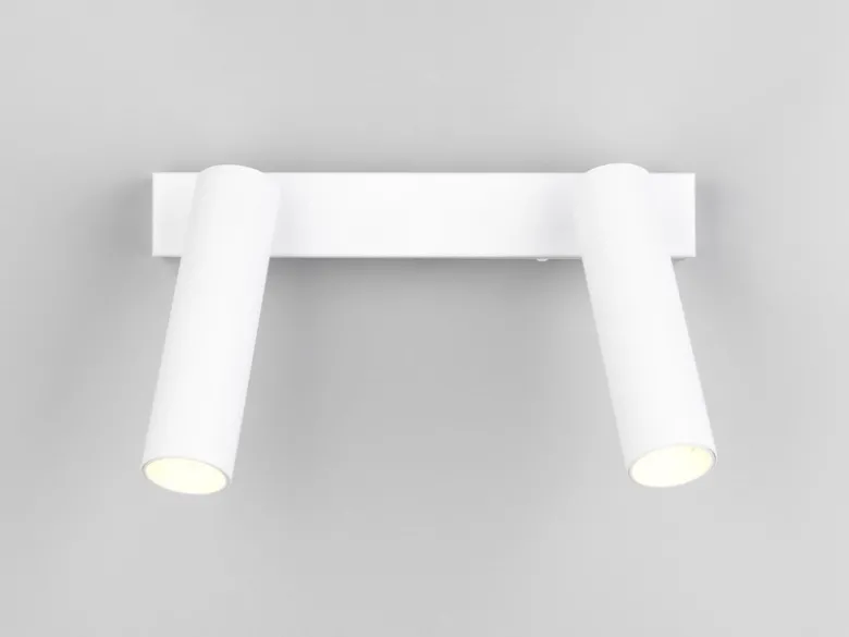 Moderner LED Deckenstrahler AMBALA dimmbar 2-flammig Weiß, Breite 26cm