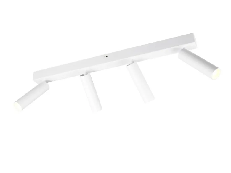 Moderner LED Deckenstrahler AMBALA dimmbar 4-flammig Weiß, Breite 65cm