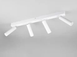 Moderner LED Deckenstrahler AMBALA dimmbar 4-flammig Weiß, Breite 65cm