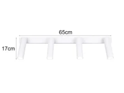 Moderner LED Deckenstrahler AMBALA dimmbar 4-flammig Weiß, Breite 65cm