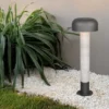 Moderne Wegeleuchte FRASER in Betonoptik & Anthrazit, Höhe 54cm
