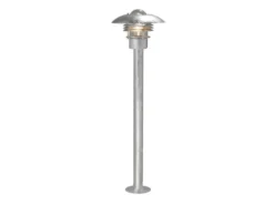 Moderne Wegeleuchte MODENA aus galvanisiertem Stahl, Höhe 98cm