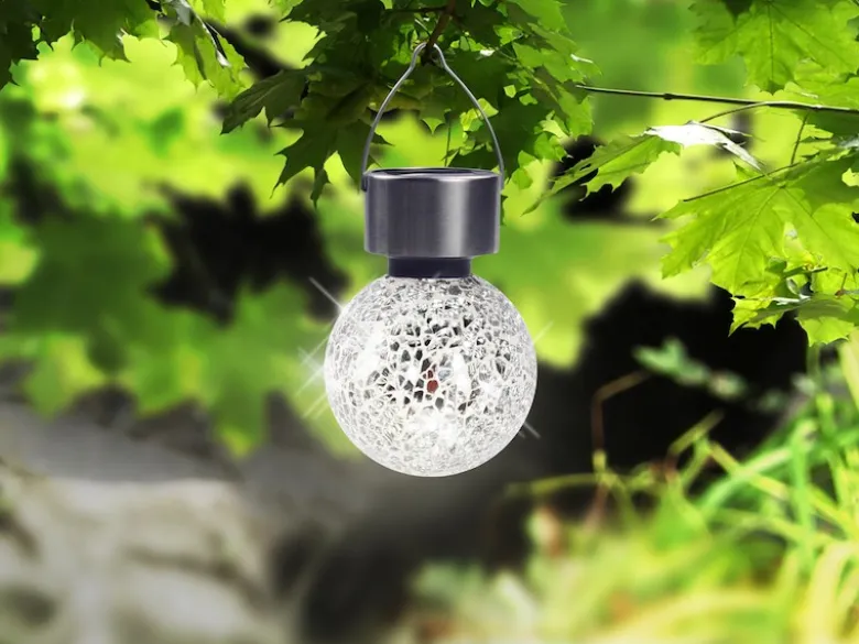 Mosaik Solarleuchte - LED Gartenlaterne zum Aufhängen