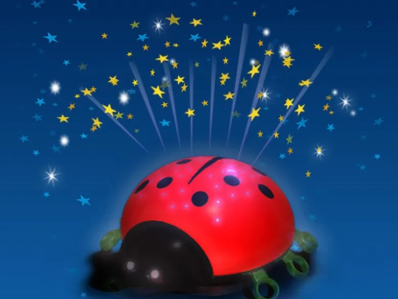 Nachtlicht BEETLESTAR, Sternprojektor mit LED-Farbwechsler, Abschaltautomatik