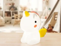 Nachtlicht EMILY dimmbar, per USB aufladbar, mit RGB Farbwechsel Höhe 14cm