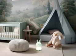 Nachtlicht FELIX dimmbar per USB aufladbar, mit Farbwechsel & Timer, Höhe 16,5cm