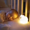 Nachtlicht KNUT dimmbar per USB aufladbar, mit Farbwechsel & Timer, Höhe 11cm